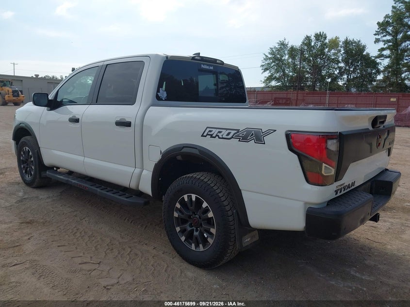 Vin: 1n6aa1ed5pn105842, lot: 46675559, nissan titan pro-4x 4x4 20233