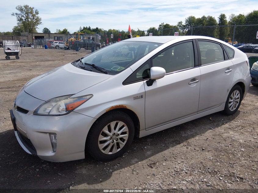 Vin: jtdkn3dp4c3026655, lot: 46675564, toyota prius plug-in 20122