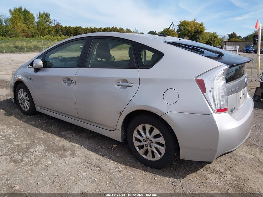 Vin: jtdkn3dp4c3026655, lot: 46675564, toyota prius plug-in 20123