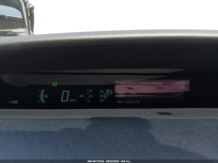 TOYOTA PRIUS PLUG-IN 2012 VIN JTDKN3DP4C3026655