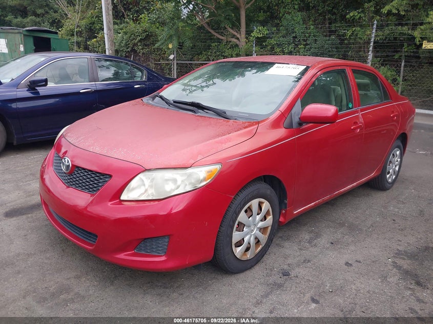 2009 Toyota Corolla, Звичайний знос, IAAI, VIN JTDBL40E399049785 — фото 2