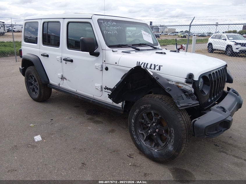 Vin: 1c4hjxdg0nw149318, lot: 46675572, jeep wrangler unlimited willys 4x4 2022 img_1
