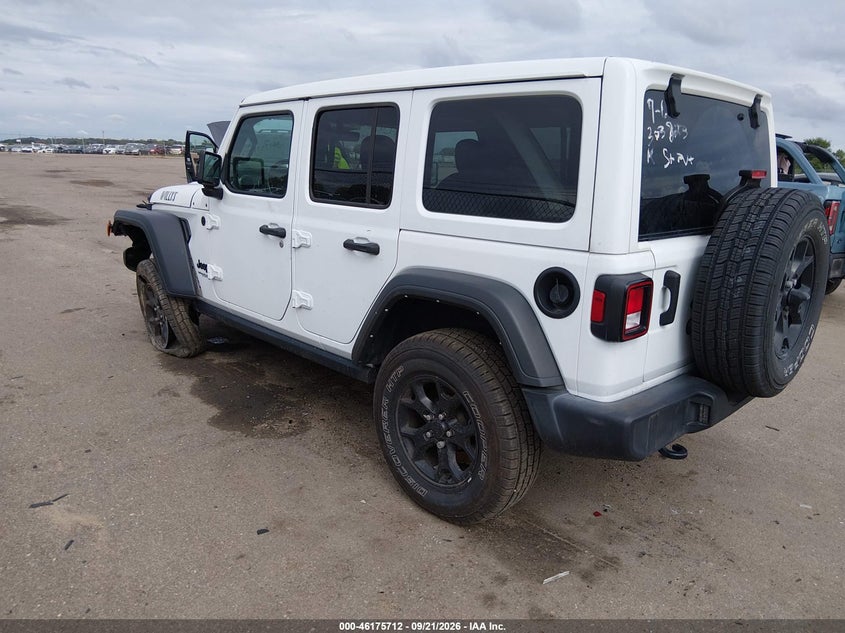Vin: 1c4hjxdg0nw149318, lot: 46675572, jeep wrangler unlimited willys 4x4 20223