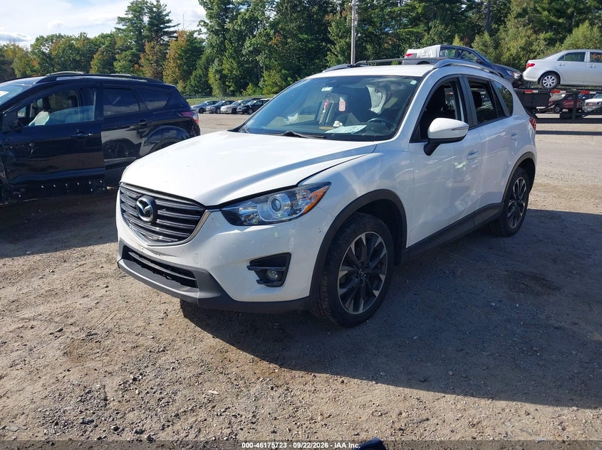 Vin: jm3ke4cy5g0833197, lot: 46675583, mazda cx-5 touring 20162