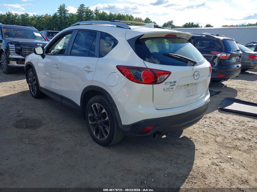 Vin: jm3ke4cy5g0833197, lot: 46675583, mazda cx-5 touring 20163