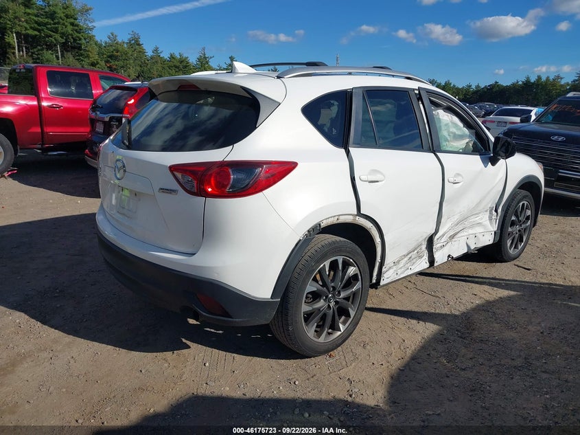 Vin: jm3ke4cy5g0833197, lot: 46675583, mazda cx-5 touring 20164
