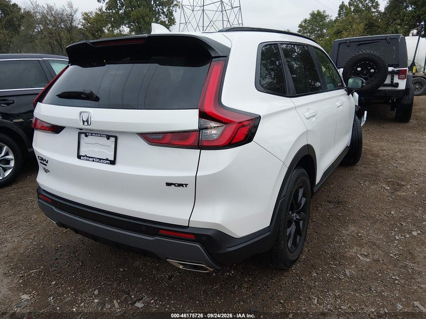 Vin: 7fars6h88te116331, lot: 46675586, honda cr-v hybrid awd sport-l 20264