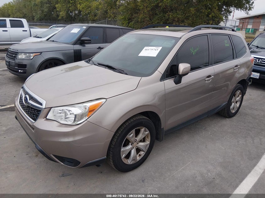 Vin: jf2sjadc3fh811643, lot: 46675603, subaru forester 2.5i premium 20152