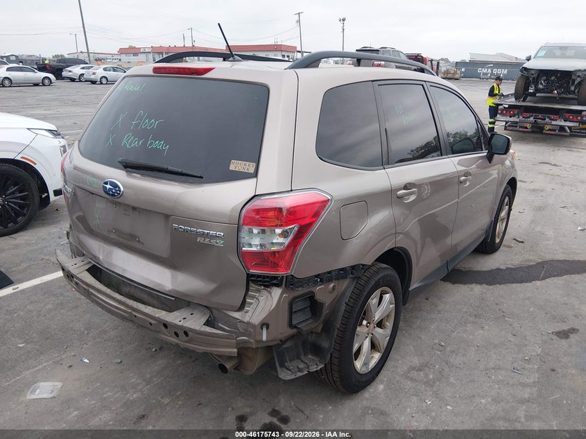 Vin: jf2sjadc3fh811643, lot: 46675603, subaru forester 2.5i premium 20154