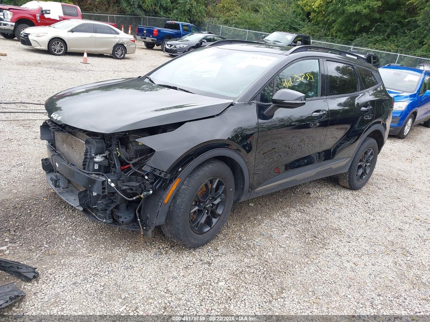 Vin: 5xyk7caf7pg038175, lot: 46675619, kia sportage x-pro 20232