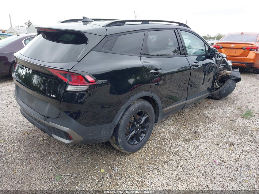 Vin: 5xyk7caf7pg038175, lot: 46675619, kia sportage x-pro 20234