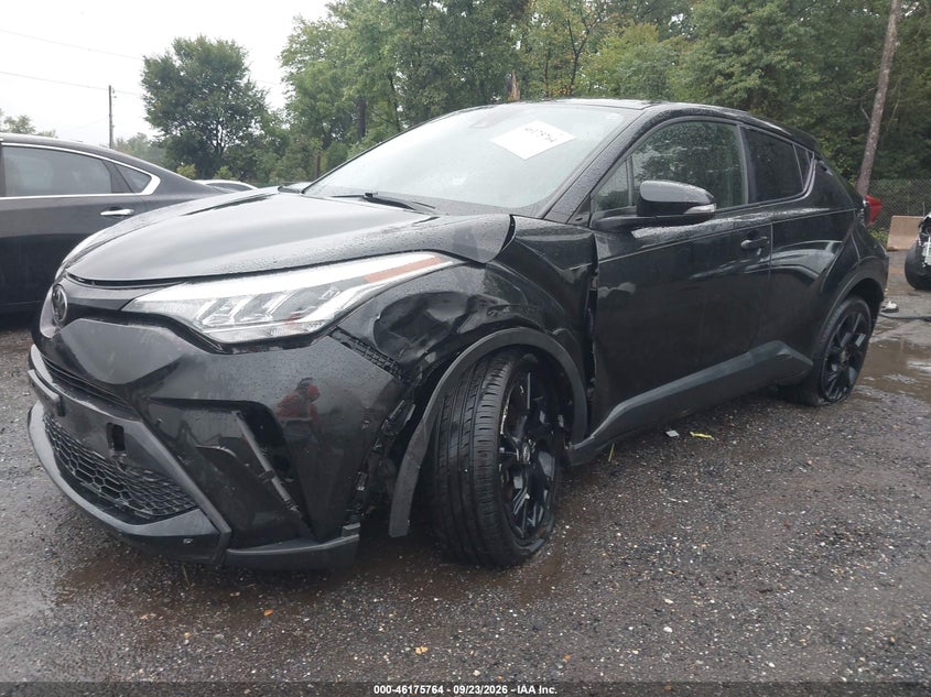 Vin: jtnkhmbx8m1126699, lot: 46675624, toyota c-hr nightshade 20212