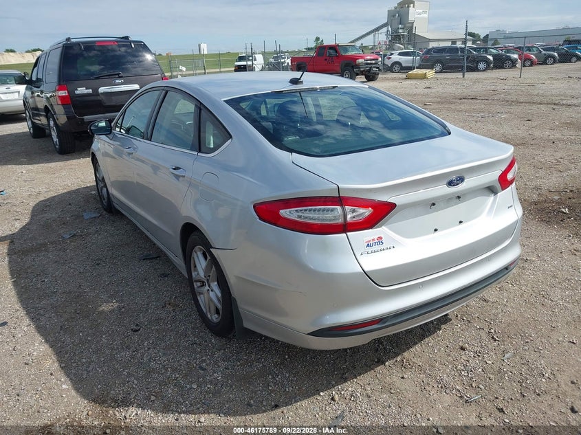Vin: 1fa6p0h75e5391878, lot: 46675649, ford fusion se 20143