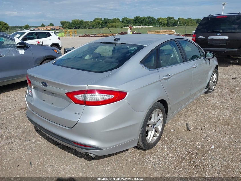 Vin: 1fa6p0h75e5391878, lot: 46675649, ford fusion se 20144