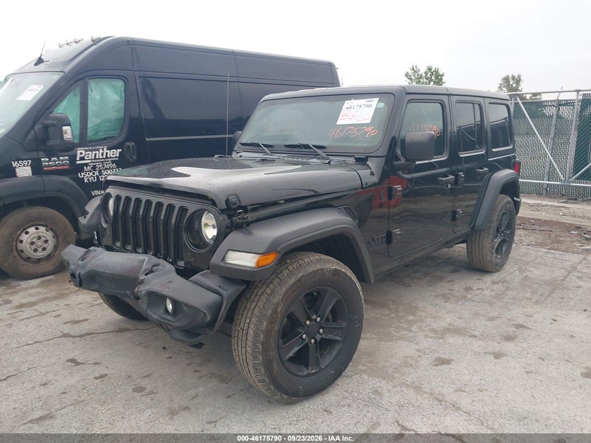 Vin: 1c4hjxdg6lw313359, lot: 46675650, jeep wrangler unlimited sport altitude 4x4 20202