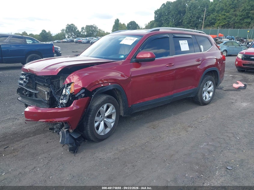 Vin: 1v2lr2ca4jc560654, lot: 46675718, volkswagen atlas 3.6l v6 se/3.6l v6 se w/technology 20182