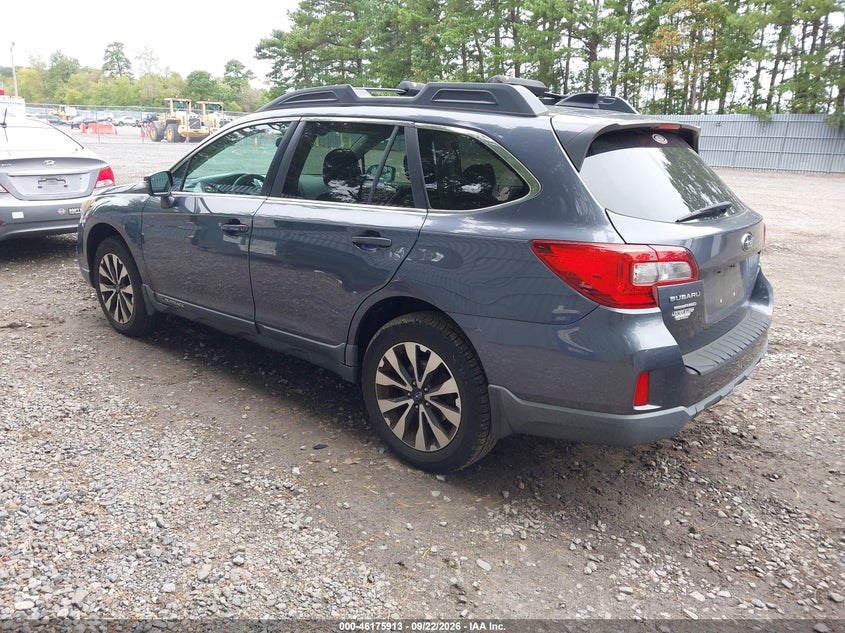 Vin: 4s4bsanc5g3329311, lot: 46675773, subaru outback 2.5i limited 20163