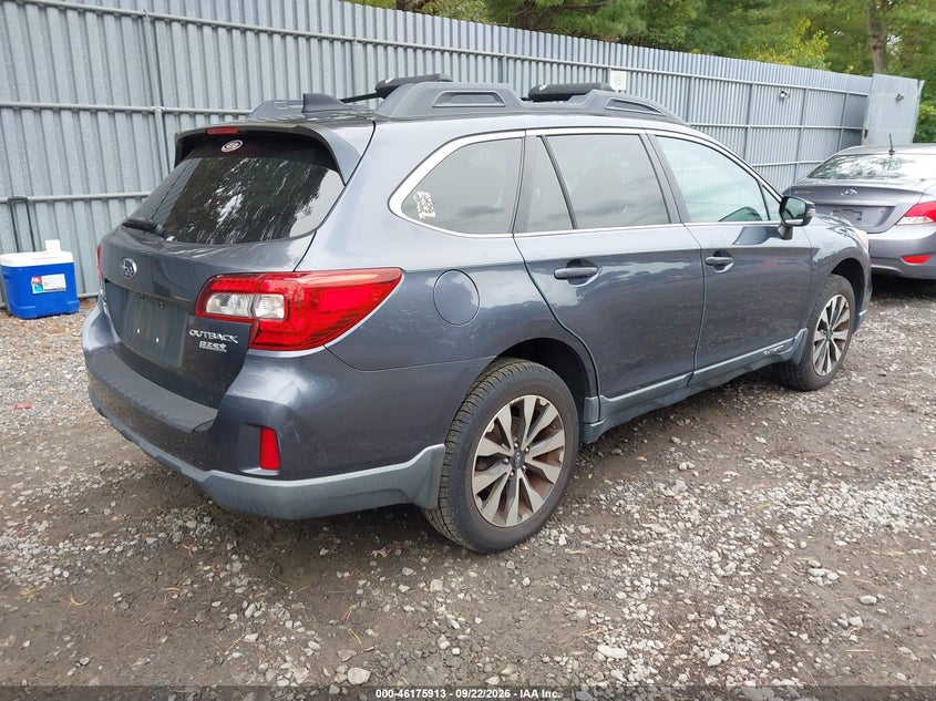 Vin: 4s4bsanc5g3329311, lot: 46675773, subaru outback 2.5i limited 20164