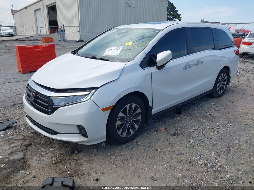 Vin: 5fnrl6h64rb035147, lot: 46675775, honda odyssey ex-l 20242
