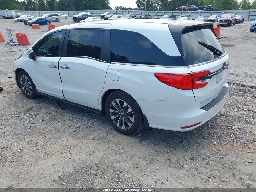 Vin: 5fnrl6h64rb035147, lot: 46675775, honda odyssey ex-l 20243