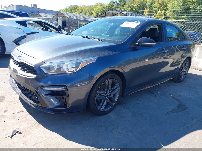 Vin: 3kpf34ad2me400102, lot: 46675792, kia forte gt-line 20212