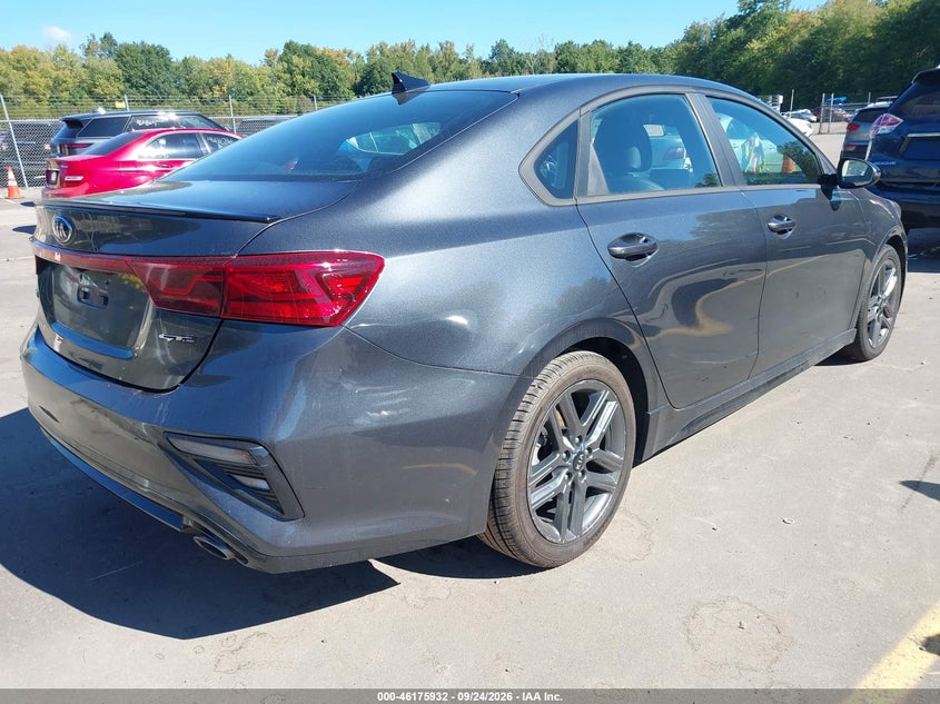 Vin: 3kpf34ad2me400102, lot: 46675792, kia forte gt-line 20214