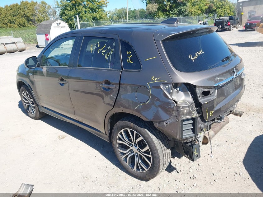 Vin: ja4ar3auxku026317, lot: 46675800, mitsubishi outlander sport 2.0 se 20193