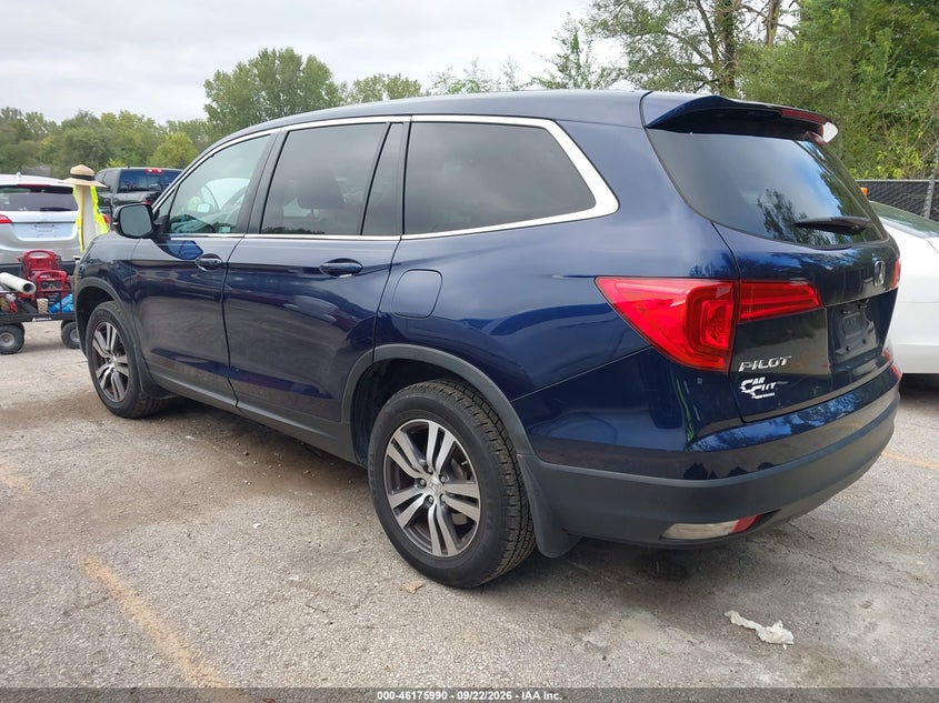 Vin: 5fnyf5h51jb019769, lot: 46675850, honda pilot ex-l 20183