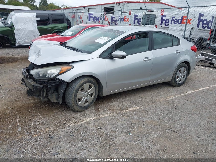 Vin: knafk4a63f5315169, lot: 46675952, kia forte lx 20152