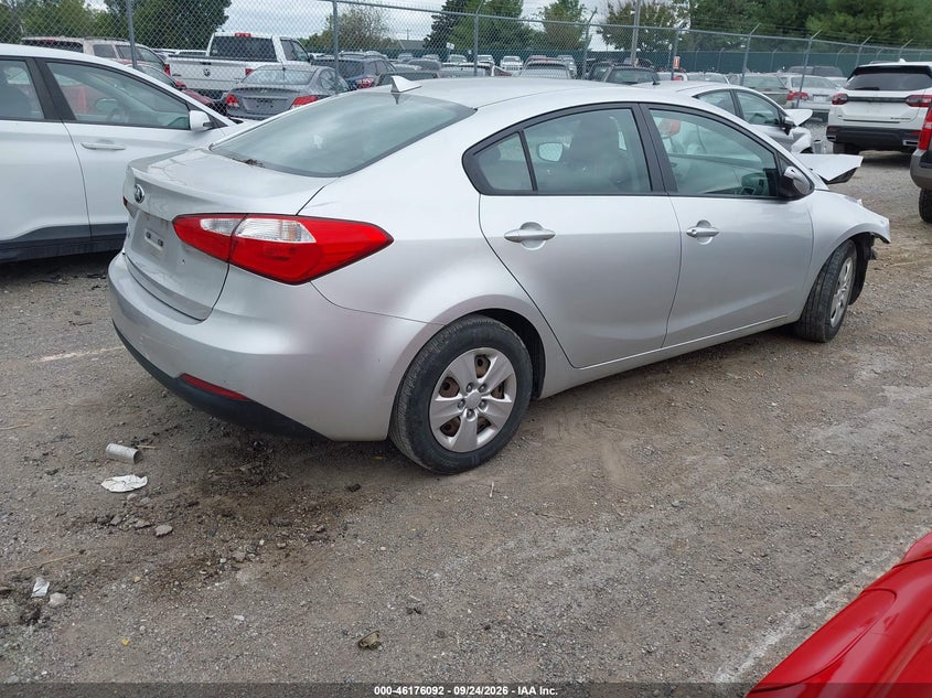 Vin: knafk4a63f5315169, lot: 46675952, kia forte lx 20154