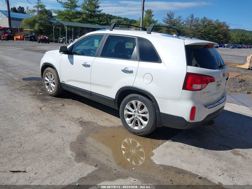 Vin: 5xykuda79eg464664, lot: 46675973, kia sorento ex v6 20143