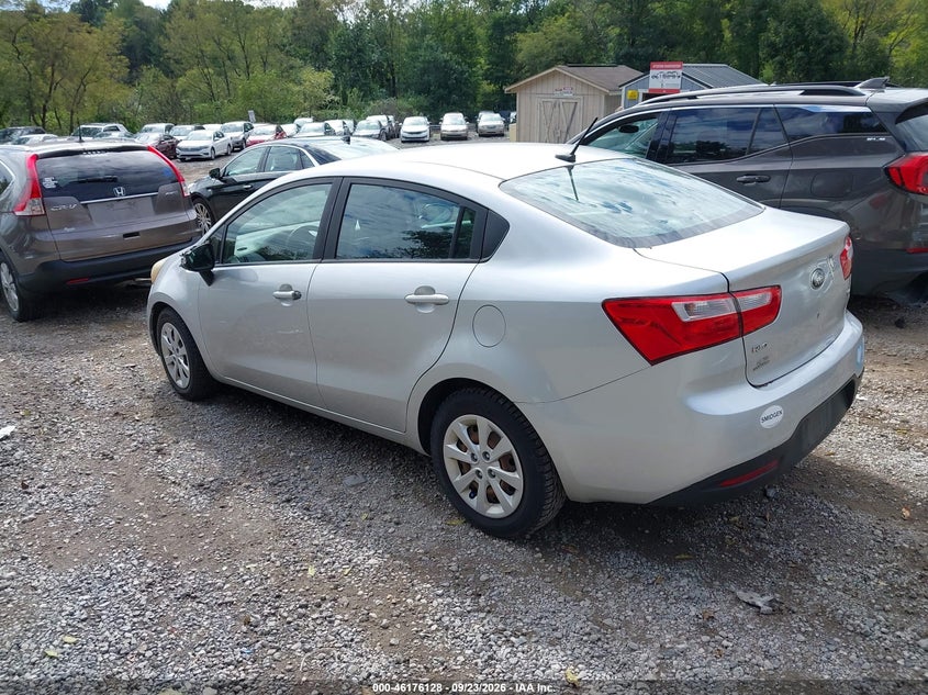 Vin: knadm4a39d6240427, lot: 46675989, kia rio lx 20133