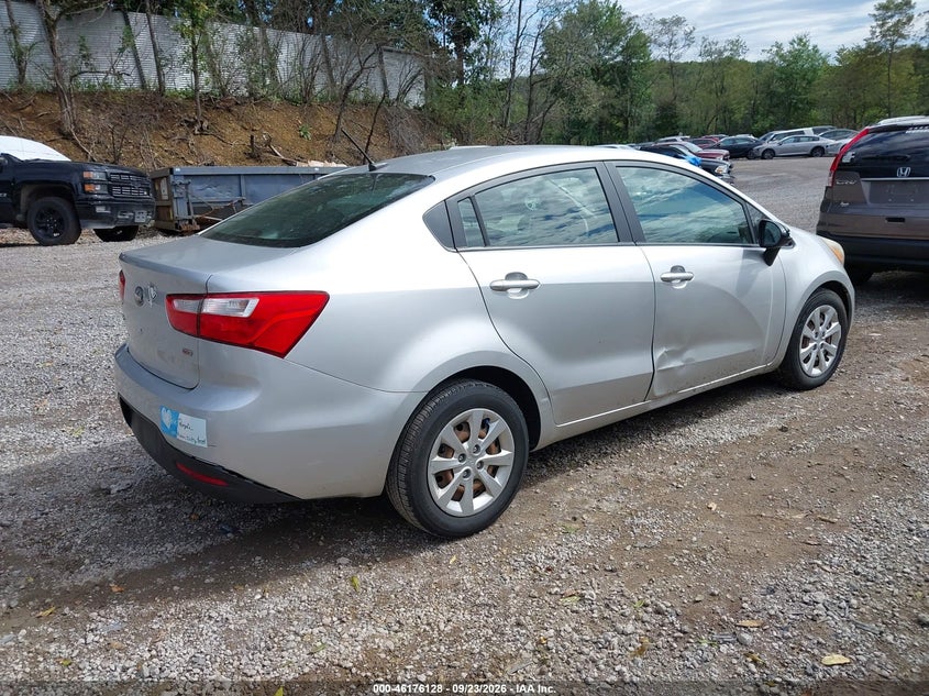 Vin: knadm4a39d6240427, lot: 46675989, kia rio lx 20134