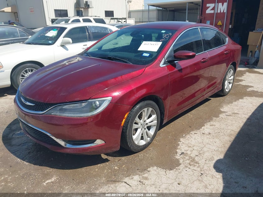 Vin: 1c3cccab0fn748706, lot: 46675997, chrysler 200 limited 20152