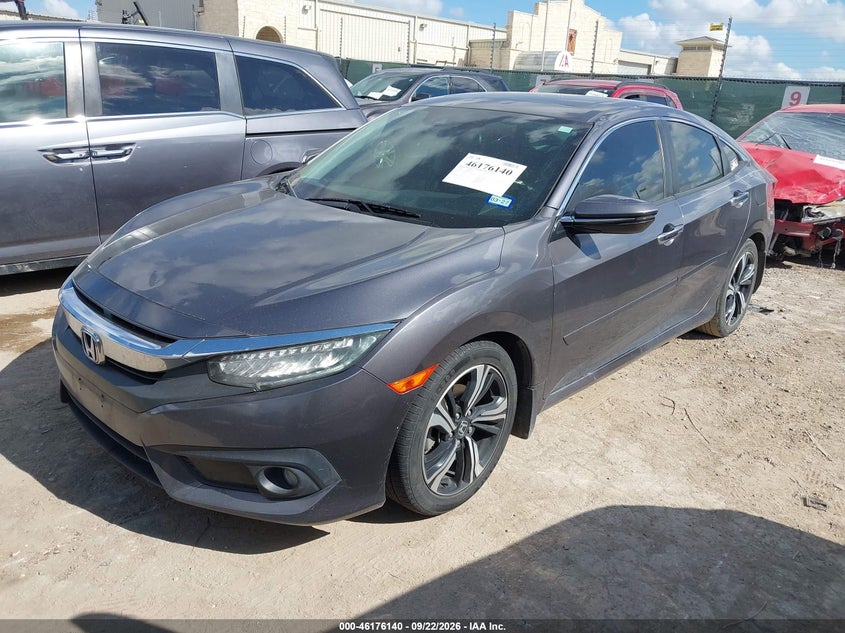 Vin: 19xfc1f98he003177, lot: 46676000, honda civic touring 20172
