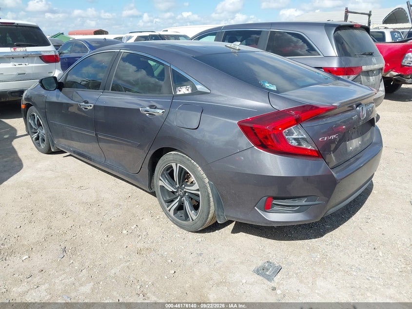 Vin: 19xfc1f98he003177, lot: 46676000, honda civic touring 20173