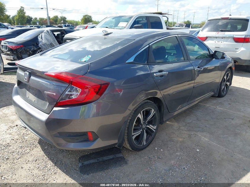 Vin: 19xfc1f98he003177, lot: 46676000, honda civic touring 20174