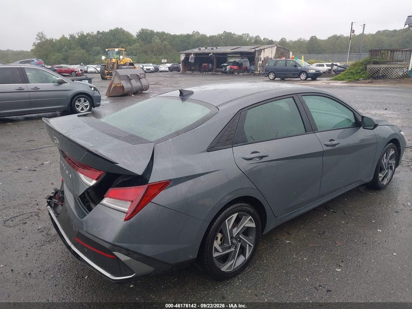 Vin: kmhlm4dgxsu942029, lot: 46676002, hyundai elantra sel sport 20254