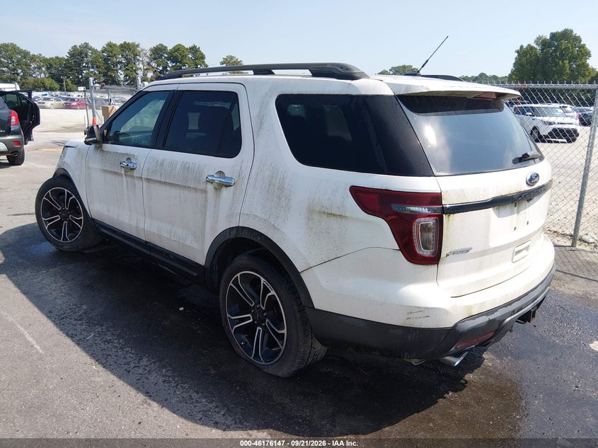 Vin: 1fm5k8gt7dgc04401, lot: 46676007, ford explorer sport 20133