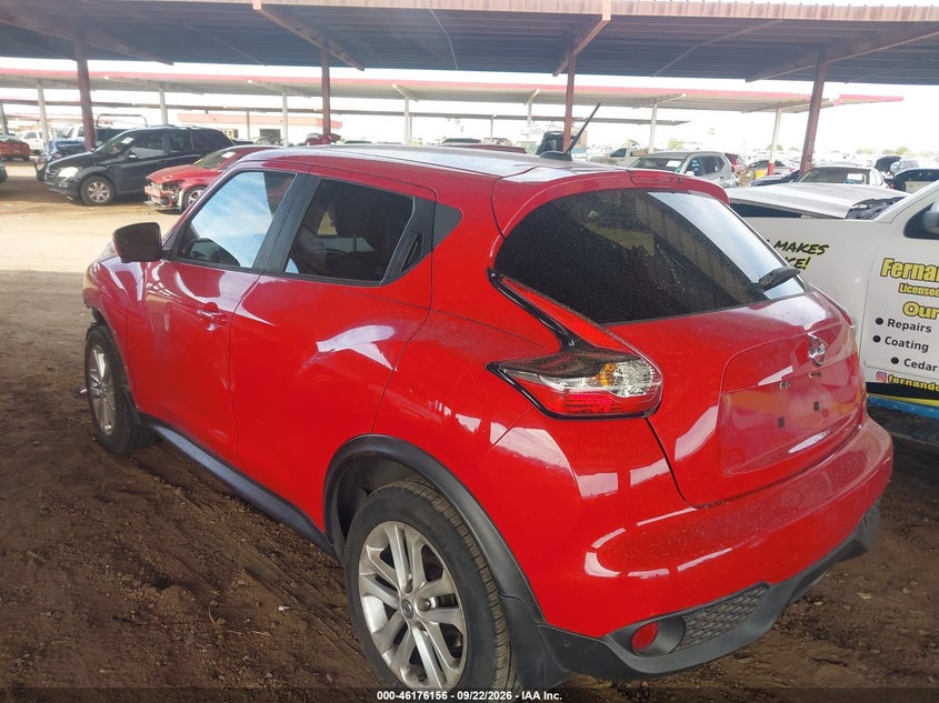 Vin: jn8af5mr9ft500453, lot: 46676016, nissan juke sl 20153