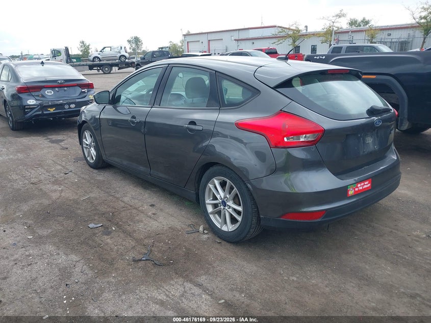 Vin: 1fadp3k20gl213445, lot: 46676029, ford focus se 20163