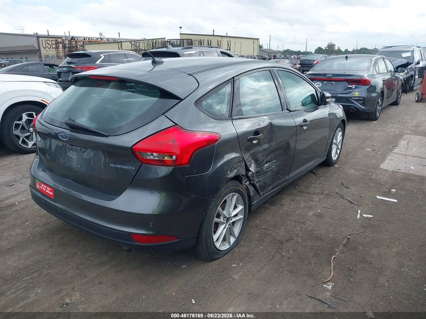 Vin: 1fadp3k20gl213445, lot: 46676029, ford focus se 20164