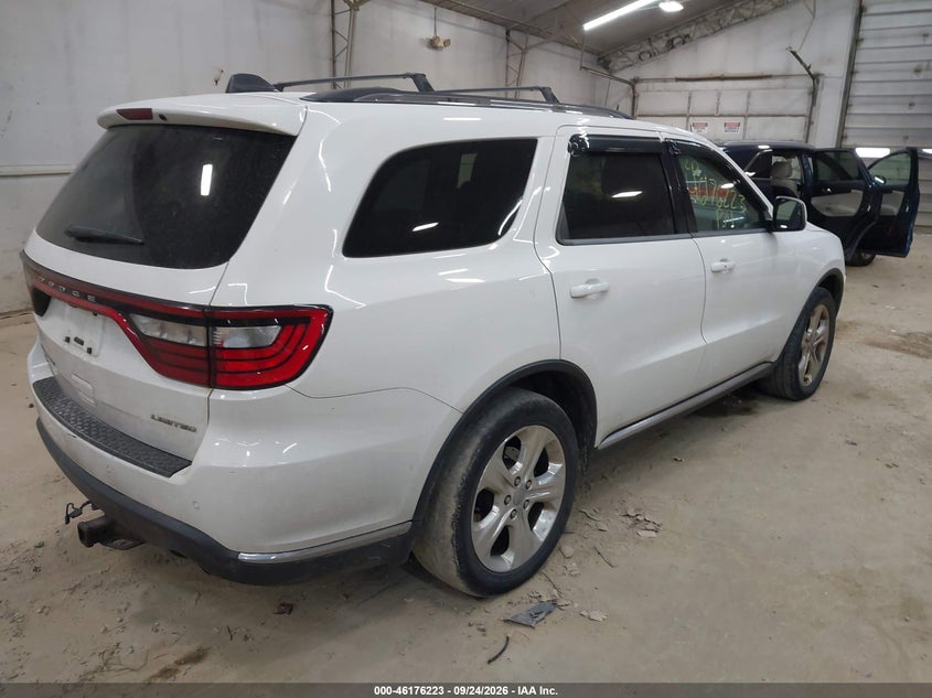 Vin: 1c4rdjdg8ec314221, lot: 46676083, dodge durango limited 20144