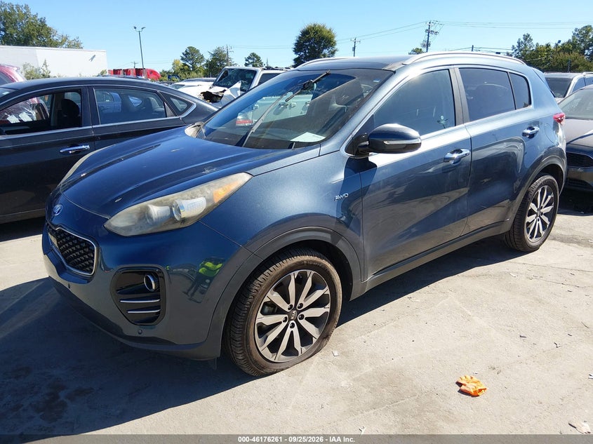 2017 Kia Sportage, Лівий перед, IAAI, VIN KNDPNCAC5H7145659 — фото 2