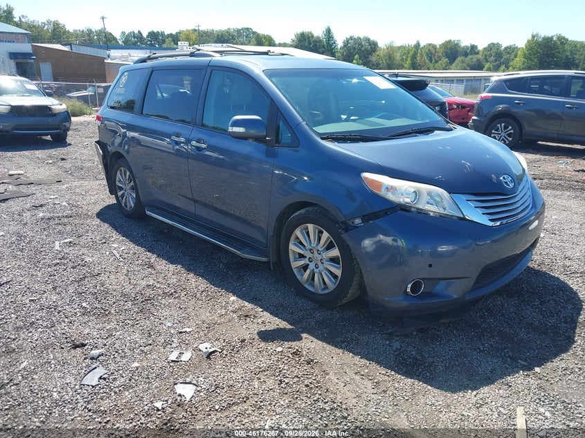 Vin: 5tdyk3dc8ds319801, lot: 46676127, toyota sienna limited v6 7 passenger 2013 img_1