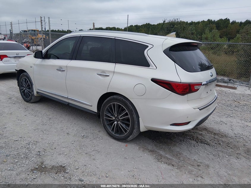 Vin: 5n1al0mn5gc529790, lot: 46676135, infiniti qx60 20163
