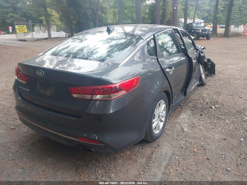 Vin: knagt4l32h5145975, lot: 46676141, kia optima lx 20174