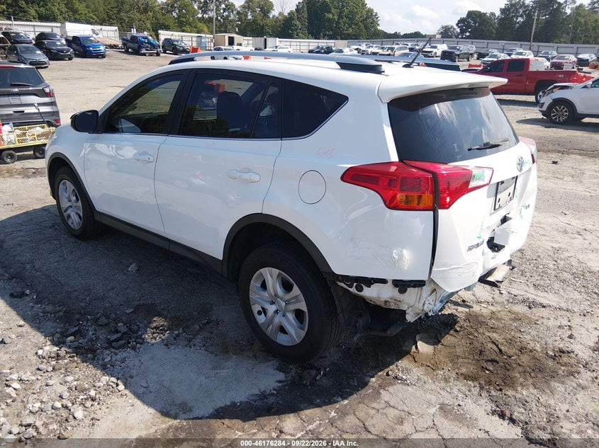 Vin: jtmzfrevxfj056089, lot: 46676144, toyota rav4 le 20153