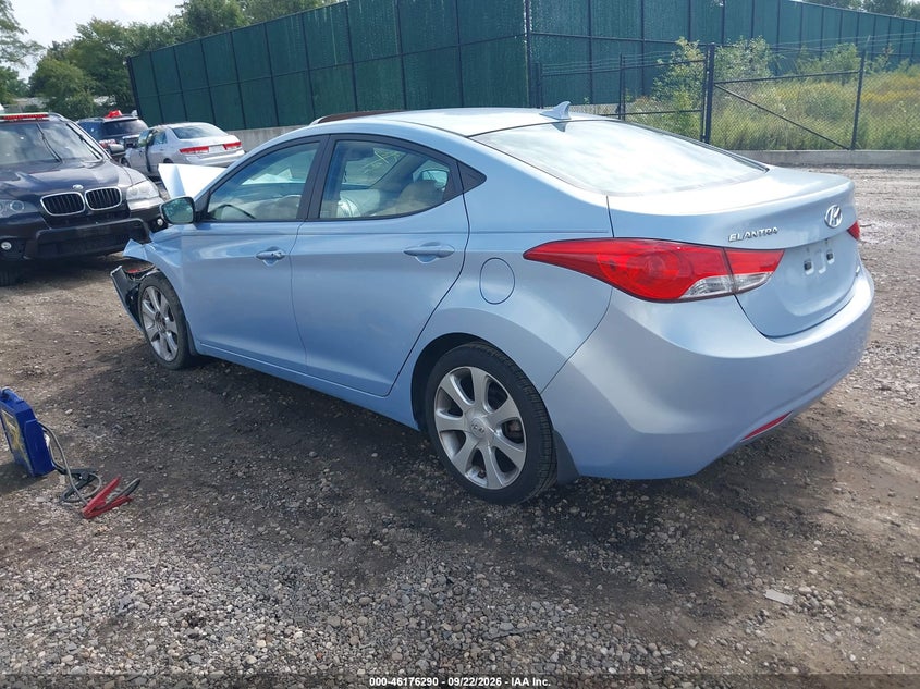 Vin: kmhdh4ae3cu390466, lot: 46676150, hyundai elantra limited (ulsan plant) 20123