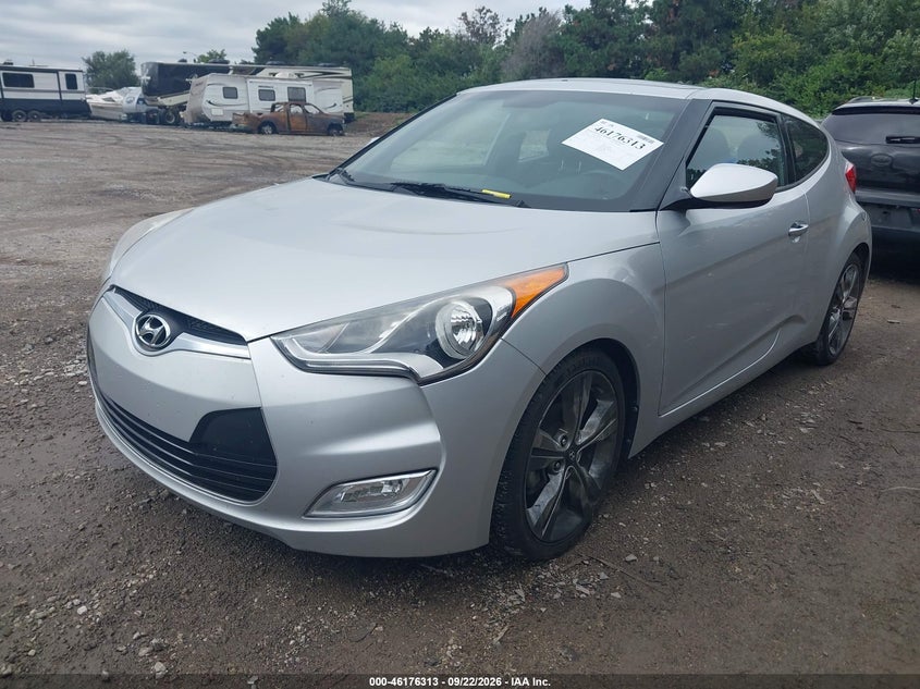 Vin: kmhtc6ad7gu269717, lot: 46676173, hyundai veloster 20162